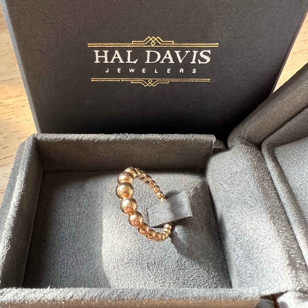 Hal Davis “bubble” 18k Rose Gold Ring